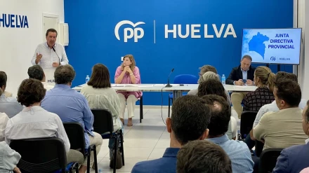 Manuel Andrés González, presidente del Partido Popular en Huelva