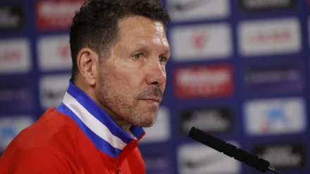 Diego Pablo Simeone, en rueda de prensa