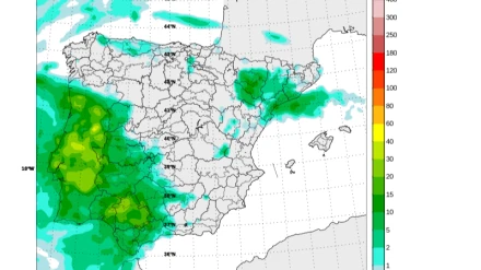 Mapa previsiones AEMET
