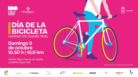Ciudad Real pedalea el 5 de octubre en la XII edición del Día de la Bicicleta de Cadena 100
