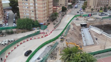 Alameda de Cervantes, reabierta al tráfico