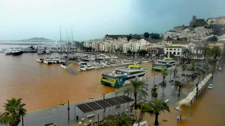 Vista de Dalt Vila este martes 30 de Septiembre