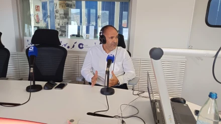 Aniano Cabrera, durante la entrevista en Deportes Cope Tenerife.