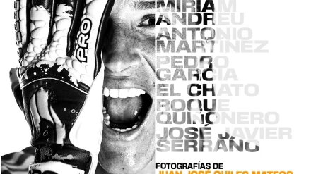 Cartel de la exposición de fotos del deporte lorquino