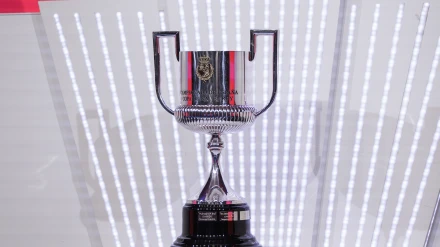 Imagen del trofeo de la Copa del Rey