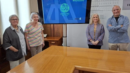 Presentación de la gala 40 aniversario de Asfedro en el concello de Ferrol