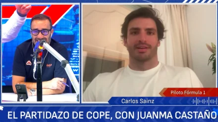 Juanma Castaño entrevista a Carlos Sainz en El Partidazo de COPE