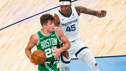 Hugo González dejó grandes sensaciones en su debut con los Celtics.