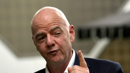 Gianni Infantino, presidente de la FIFA, en un acto en Estados Unidos.