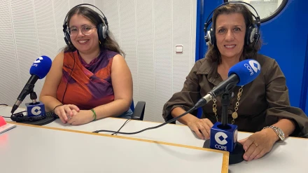 De izquierda a derecha, María Gómez y Micaela Carvajal Alcaraz