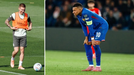 El argentino y el galo regresan a Madrid con sendos problemas físicos.