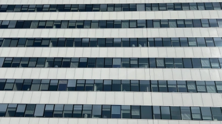 Fachada del Hospital Universitario Central de Asturias (HUCA)