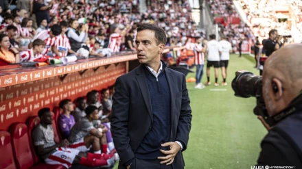 Borja Jiménez en El Molinón