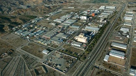 Vista aérea del polígono industrial Saprelorca