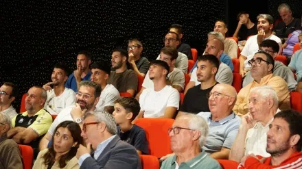 Valeria Bouzada junto al alcalde de Inca, Virgili Moreno