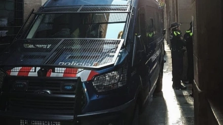 Un furgón de Mossos d'Esquadra