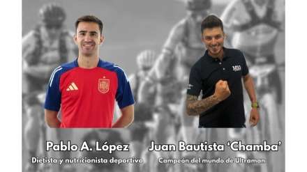 El dietista-nutricionista Pablo A. López y el atleta Juan Bautista Castilla ‘Chamba’