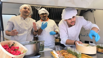 Alumnos del ciclo de restauración del IES Manoel Antonio