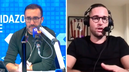 Juanma Castaño y Mario Suárez, en El Partidazo de COPE