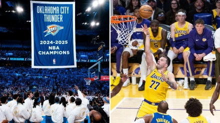 Arrancó la NBA con victorias de los Thunder y los Warriors ante Rockets y Lakers.