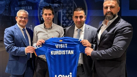 Representantes de Kurdistán se reunieron con el Getafe hace unos días.
