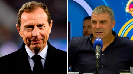 Emilio Butragueño y Manolo Sanchís