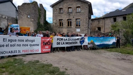 El movimiento ha recorrido numerosos pueblos del Pirineo