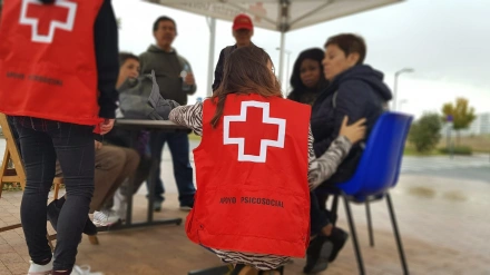 Miembros del ERIE de la Cruz Roja