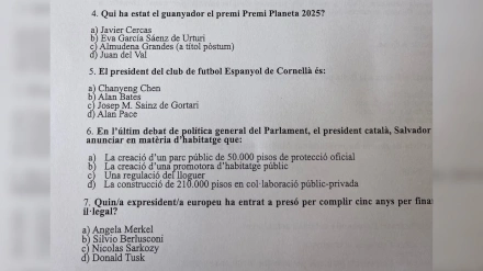 Imagen del text realizado por la UAB