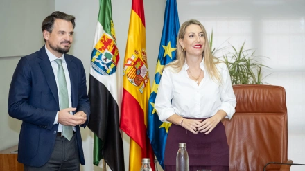 Abel Bautista y María Guardiola