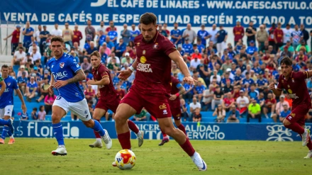 José Naranjo, delantero del CF Lorca Deportiva