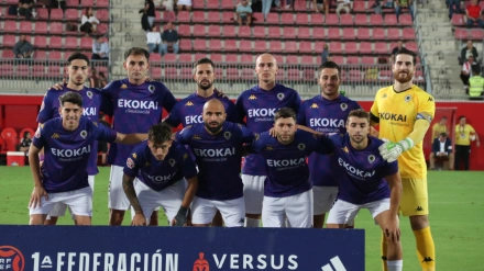 Once inicial del Hércules contra el Sevilla Atlético.