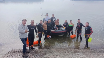 Carlos Pazos realiza por primera vez el Camino de Santiago a nado