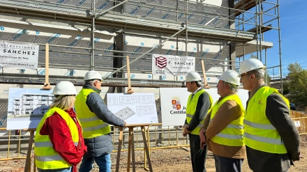 Vivienda para jóvenes en Zamora, en plena construcción