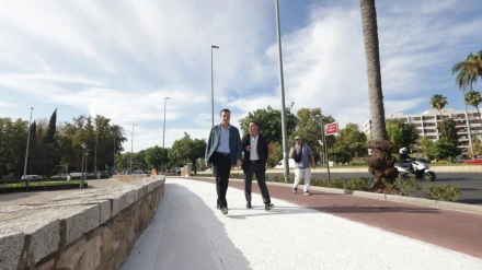 El alcalde de Córdoba, José María Bellido, y el delegado de Infraestructuras, Miguel Ruiz Madruga