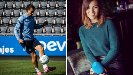 Oyarzabal y Jessica Figueroa