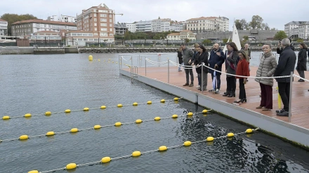Inauguración de la Plataforma flotante de O Parrote (A Coruña)