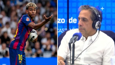 Lamine Yamal y Elías Israel