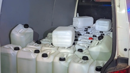 Incautación de gasolina