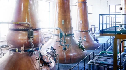 Fábrica de whisky DYC en Palazuelos de Eresma, en Segovia