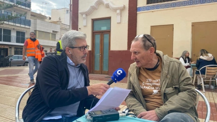 Carles Villeta y Christian Lesaec un año después de la dana