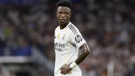 Vinicius, en un partido de esta temporada con el Real Madrid