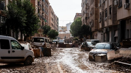 La localidad de Catarroja afectada por la dana