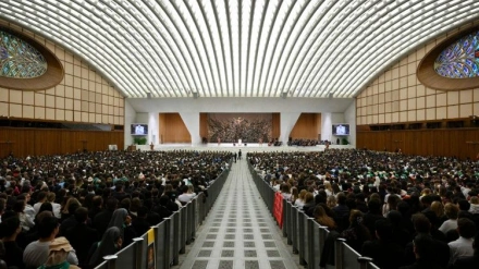 Los jóvenes con el Papa durante el Jubileo del Mundo Educativo