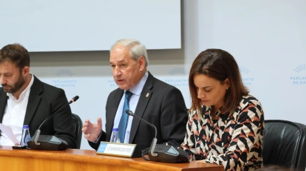 Tomé en el Parlamento gallego