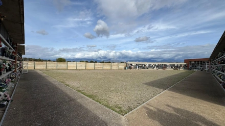 Espacio donde se ubicará el Jardín de las cenizas