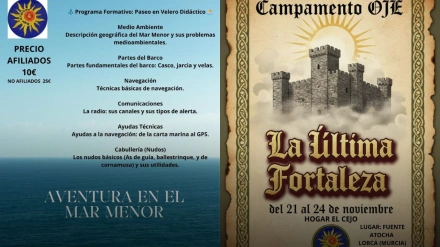 Actividades organizas por OJE Lorca