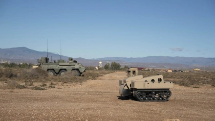 El Ejército de Tierra realiza una demostración dinámica que integra sistemas robotizados en colaboración con la industria nacional y la participación de observadores internacionales y de las Fuerzas Armadas, en el Campo de Maniobras y Tiro 'Álvarez de Sotomayor' en Viator (Almería). A 30 de octubre de 2025, en Viator, Almería (Andalucía, España). Estos ejercicios pretenden mostrar la capacidad robótica de enfrentamiento del Ejercito del Tierra, evaluando para ello, su competitividad en sistemas aéreos y terrestres no tripulados, guerra electrónica, sistemas antidron,  municiones merodeadoras y soluciones de comunicaciones satelitales y 5G.POLITICA Marian León - Europa Press