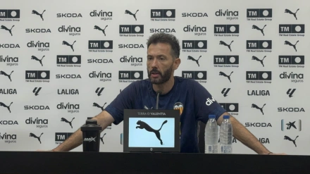 Corberán en la previa de la visita al Bernabéu