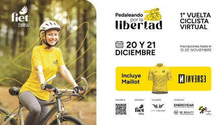 “Pedaleando por la libertad”: La ONG FIET lanza un reto ciclista virtual para combatir la trata de seres humanos